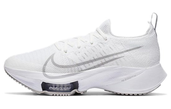 Nike Air Zoom Tempo Next% Flyknit White Pure Platinum Women's CI9924-101 - фото 615255