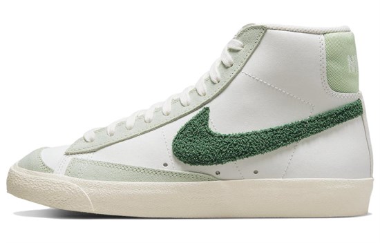Nike Blazer Mid 77 Vintage Chenille Swoosh Gorge Green Women's DX8959-100 - фото 615671