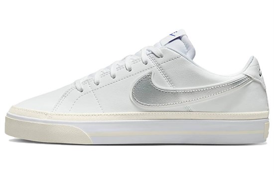 Nike Court Legacy 'White Metallic Silver' Women's DX3216-100 - фото 616061
