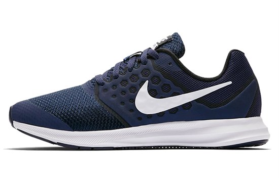 Nike Downshifter 7 'Dark Blueblack Black' GS 869969-400 - фото 616377