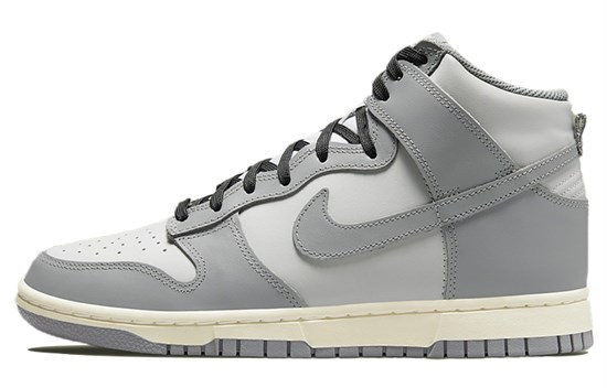 Nike Dunk High Grey Sail Women's DD1869-001 - фото 616491