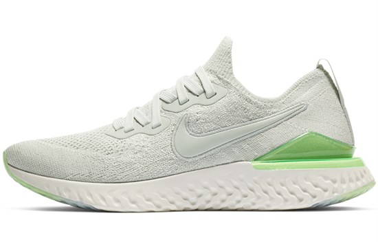 Nike Epic React Flyknit 2 Light Silver Lime Blast Women's BQ8927-005 - фото 616807