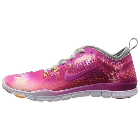 Nike Free 5.0 Anti Slip Wear Resistant Low Top Training Shoes Women's Pink 629832-100 - фото 616944