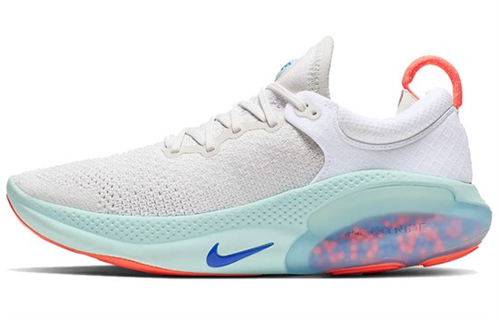 Nike Joyride Run Flyknit White Bright Mango Racer Blue Women's AQ2731-100 - фото 617314