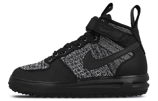 Nike Lunar Force 1 Flyknit Workboot 'Oreo' Women's 860558-001 - фото 617475