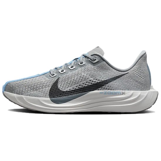 Nike Pegasus Plus Cushioned Slip Resistant Low Top Running Shoes Women's Gray White FQ7261-004 - фото 617800