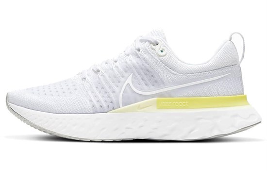 Nike React Infinity Run Flyknit 2 White Light Citron Women's CT2423-100 - фото 617972