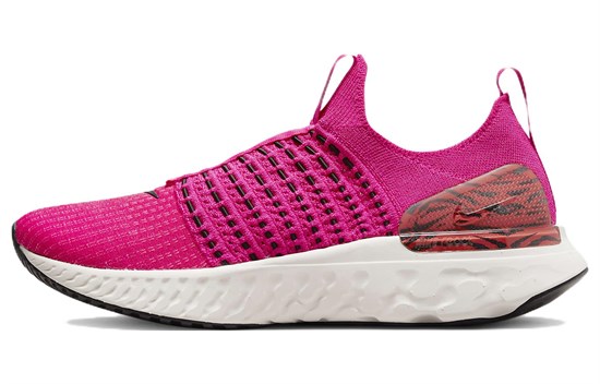 Nike React Phantom Run Flyknit 2 Pink Prime Zebra Women's DQ7649-600 - фото 618072