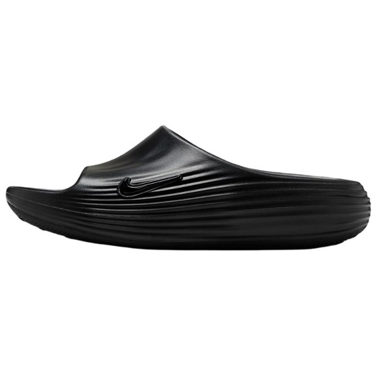 Nike ReactX Rejuven8 Rubber Sole Slip Resistant Abrasion Resistant Slide Slippers Women's Black HV4484-001 - фото 618124