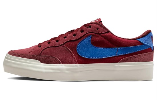 Nike SB Zoom Pogo Slip-Resistant Cushioning Low-Top Skateboard Shoes Women's Red Blue DV5469-600 - фото 618363