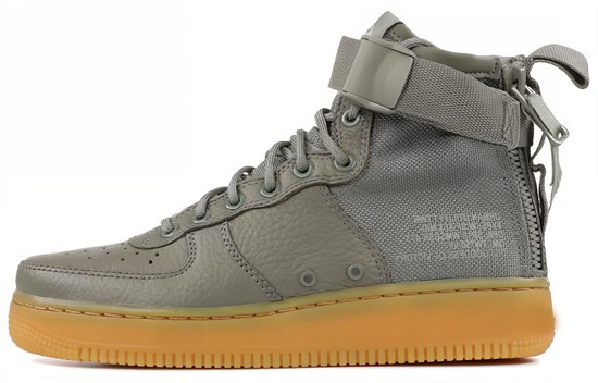 Nike SF Air Force 1 Mid Dark Stucco Women's aa3966-004 - фото 618375
