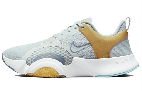 Nike SuperRep Training Shoes Women's Low-Top Gray/Yellow ﻿CZ0612-049 - фото 618527