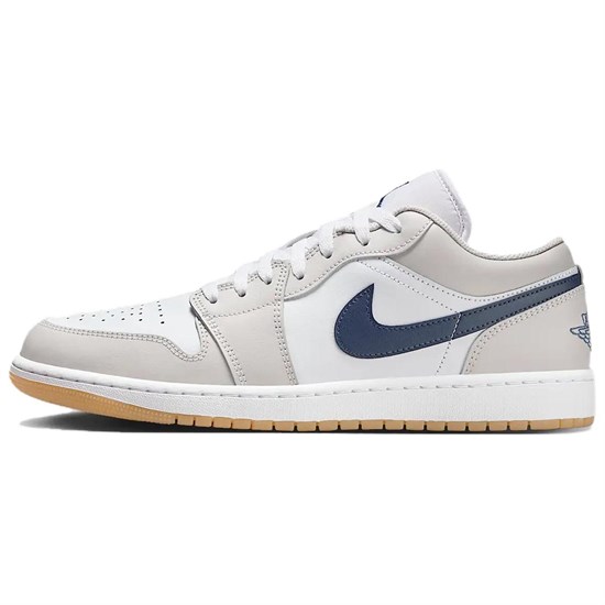 JORDAN 1 Low Midnight Navy Neutral Grey 553558-146 - фото 619252