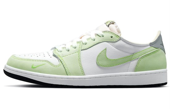 JORDAN 1 Retro Low White Ghost Green Black DM7837-103 - фото 619542