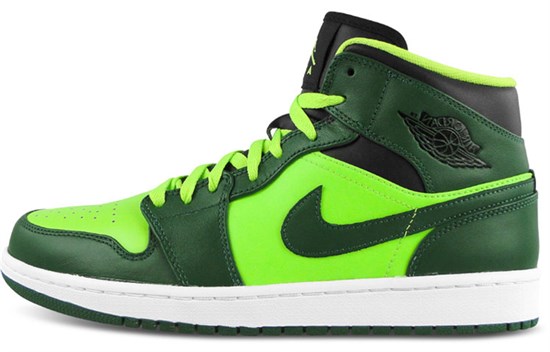 JORDAN 1 Retro Mid Gorge Green 554724-330 - фото 619575