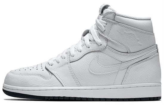 JORDAN 1 Retro White Perforated 555088-100 - фото 619605