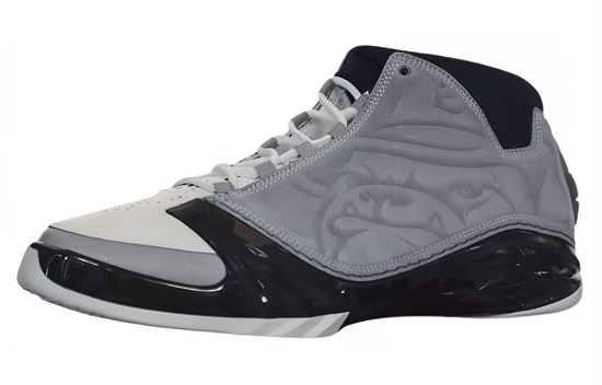 Jordan Air Jordan 23 Slip Resistant Mid Top Vintage Basketball Shoes Men's Gray Black pz-7848320539705502286 - фото 619872