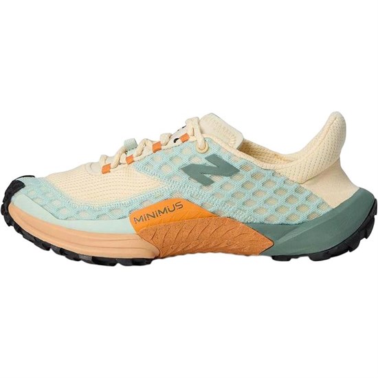 New Balance Minimus Trail Low Top Running Shoes Women's Beige Green WTM10CP1 - фото 620638
