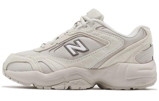 New Balance NB 452 Cushioned Slip Resistant Low Top Chunky Sneakers Women's Greige pz-8308663596246466202 - фото 620680