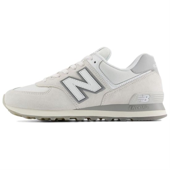 New Balance NB 574 Anti Slip Wear Resistant Low Top Running Shoes Men's Light Gray U574WPGD - фото 621366
