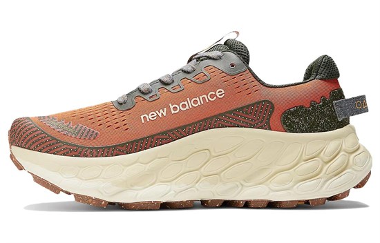 New Balance NB Fresh FoamMore Trail V3 Cushioning Anti Slip And Wear Resistant Low Top Outdoor Shoes Men's Red Brown pz--2897442288853159095 - фото 621424