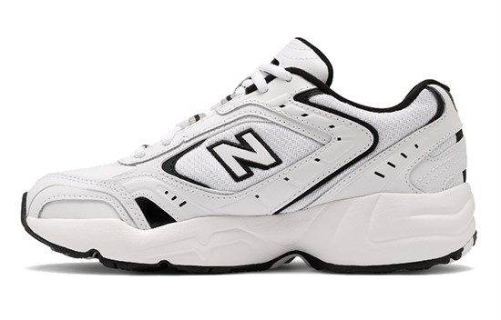 New Balance NB 452 Non slip Lightweight Mid Top Running Shoes Women's Black White D Width pz-9032278163331365754 - фото 621957