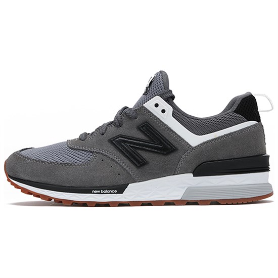 New Balance 574 Sport Grey Black Gum MS574FBC - фото 622119