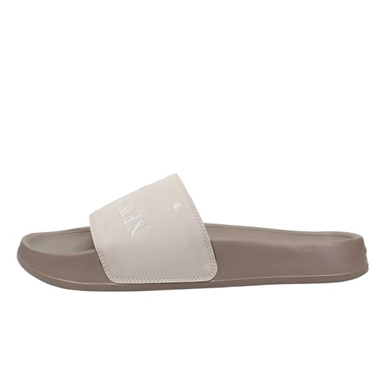 New Balance NB 200 Slip Resistant Slide Slippers Men's Brown D Width SMF200C1 - фото 622263
