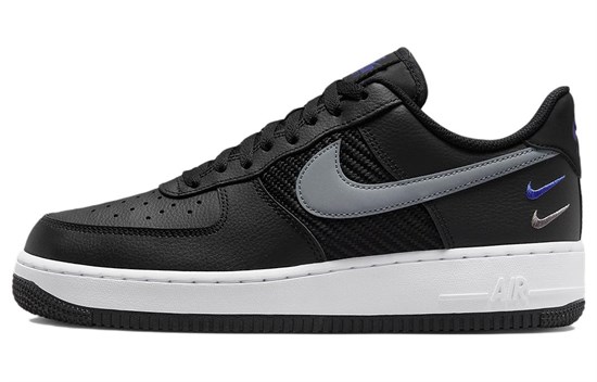 Nike Air Force 1 Low '07 'Double Swoosh Black Racer Blue' FD0666-001 - фото 622479