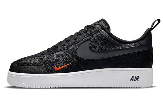 Nike Air Force 1 Low '07 LV8 Black Tumbled Leather DJ6887-001 - фото 622525