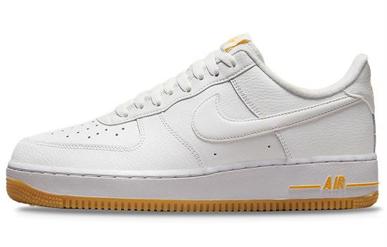 Nike Air Force 1 Low '07 White University Gold Gum DZ4512-100 - фото 622605