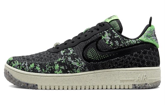 Nike Air Force 1 Low Crater Flyknit Black Volt DM0590-002 - фото 622651
