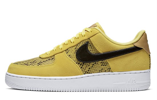 Nike Air Force 1 Low Yellow Snakeskin BQ4424-700 - фото 622792