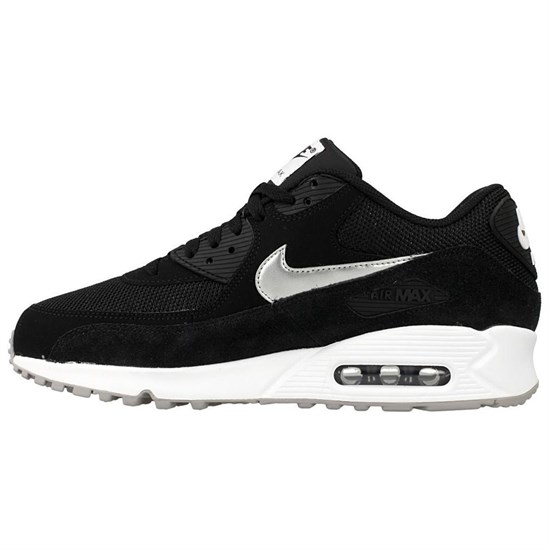 Nike Air Max 90 Anti Slip Wear Resistant Low Top Casual Running Shoes Men's Black 537384-047 - фото 623192