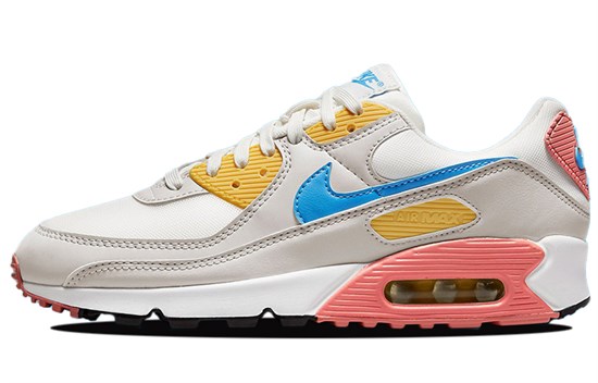 Nike Air Max 90 Light Bone Vivid Sulphur Women's DJ9991-100 - фото 623264