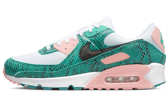 Nike Air Max 90 Washed Teal Snakeskin DR8575-300 - фото 623385