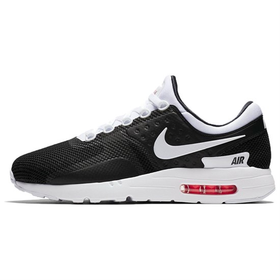 Nike Air Max Zero Low Top Casual Shoes Men's Black 876070-010 - фото 624019