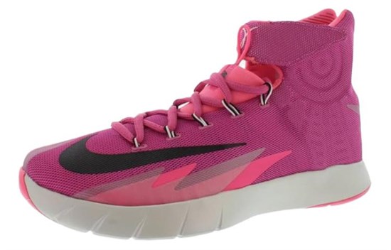 Nike Air Zoom Generation Zoom Hyperrev Cushioning Wear Resistant High Top Basketball Shoes Men's Pink 630913-601 - фото 624329