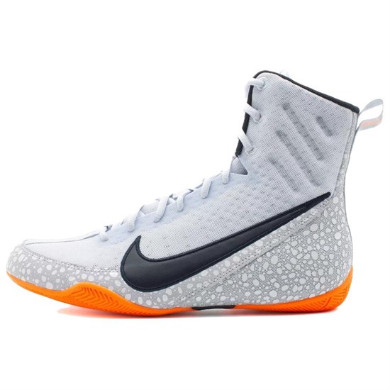 Nike Anti Slip Wear Resistant High Top Training Shoes Men's Gray HQ2831-900 - фото 624726