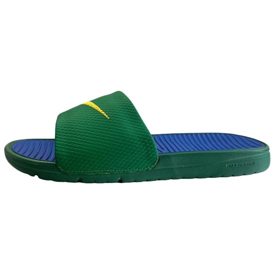 Nike Benassi Solarsoft Slide Slippers Men's Olive Green 576427-374 - фото 624797