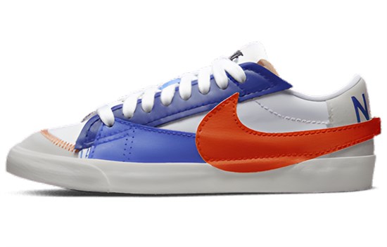 Nike Blazer Low 77 Jumbo Deep Royal Safety Orange DV9122-181 - фото 624821