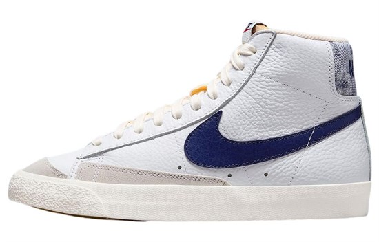 Nike Blazer Mid '77 White Midnight Navy Sail Gym Red FN6877-100 - фото 624914