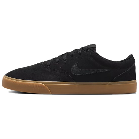 Nike Charge Anti Slip Wear Resistant Low Top Skateboard Shoes Men's Black IB2750-003 - фото 624963