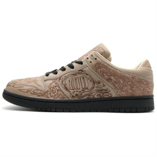 Nike Dunk Anti Slip Wear Resistant Low Top Skateboard Shoes Men's Brown 308425-001 - фото 625290