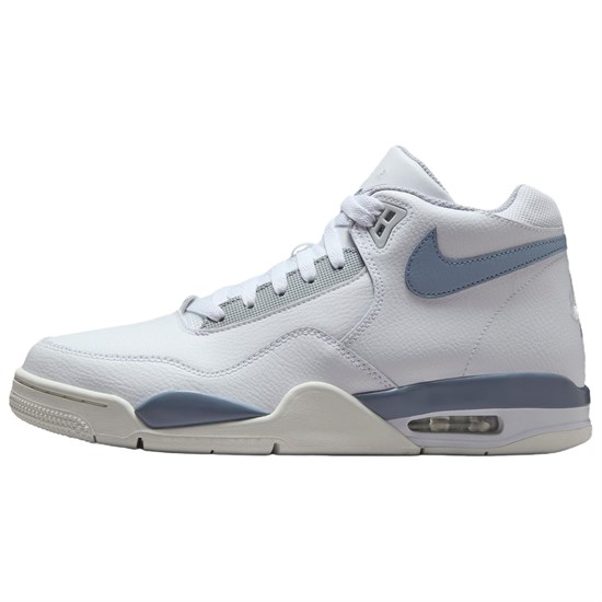 Nike Flight Legacy Mid Top Vintage Basketball Shoes Men's White IH0633-141 - фото 625590