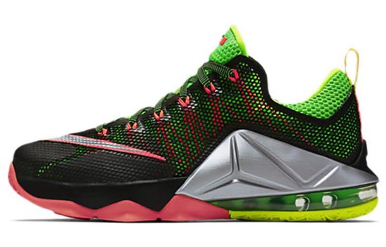 Nike LeBron 12 Low EP 12 'Black Pink' 724558-003 - фото 626631