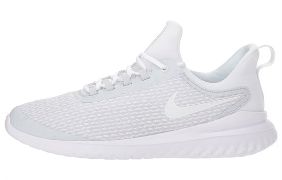 Nike Renew Rival Cushioning, Slip Resistant, Lightweight Low Top Running Shoes Men's White AA7400-010 - фото 627666
