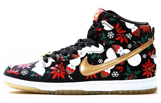 Nike Sb Dunk High Concepts Ugly Christmas Sweater Black 635525-006 - фото 627963