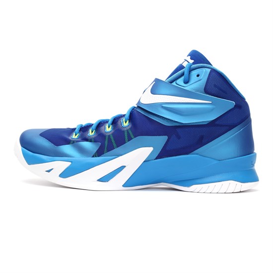 Nike Zoom Soldier 8 High Top Basketball Shoes Men's Blue 653642-417 - фото 628759
