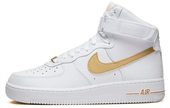 Nike Air Force 1 High 'White Metallic Gold' Women's DD9624-103 - фото 628933